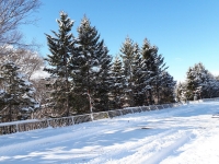 テクノパークの雪景色